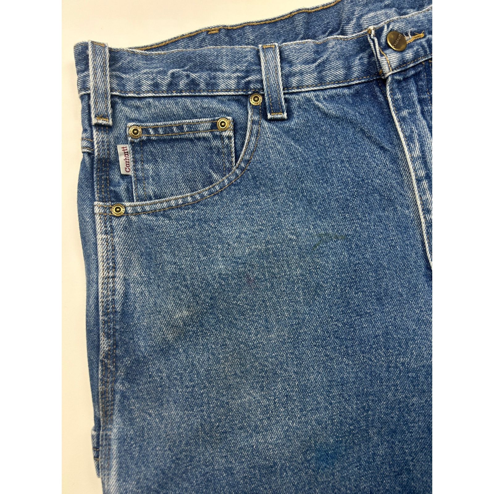 Carhartt Vintage Carhartt Denim Carpenter Dark Jeans Pants 36W Size US 36 / EU 52 - 5 Thumbnail