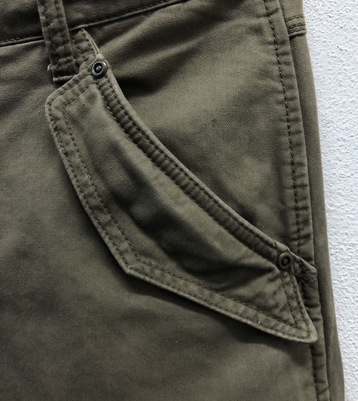 Japanese Brand Jungle Storm Olive Green Cargo Pants – Size L Size US 32 / EU 48 - 5 Thumbnail