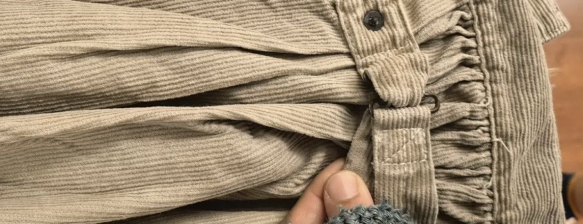 Kapital KAPITAL Retro Corduroy Light Brown Coat 2412-Nextarrow Size US M / EU 48-50 / 2 - 4 Thumbnail