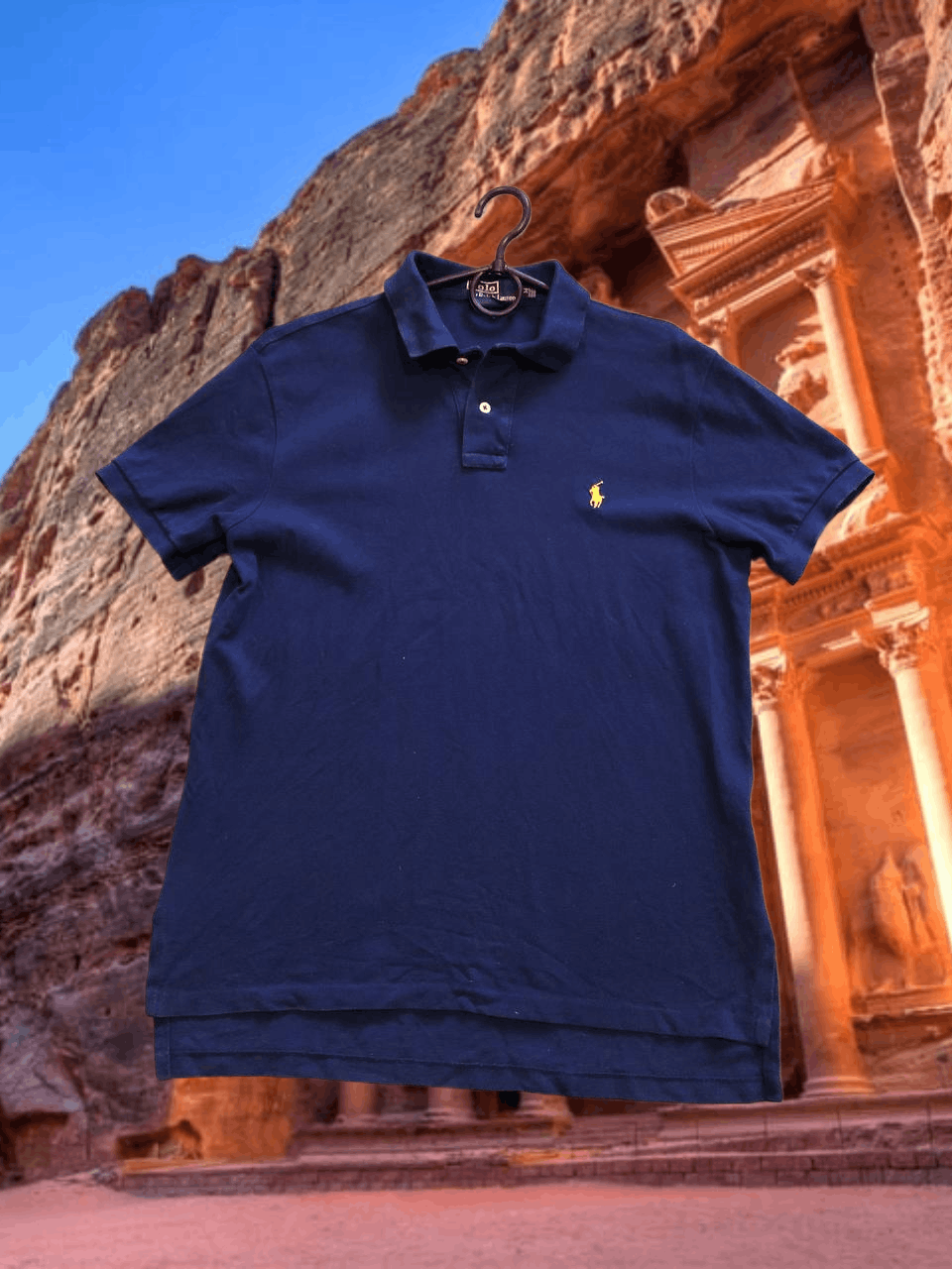Polo Ralph Lauren Vintage Y2K Polo by Ralph Lauren T-Shirt blue logo Size US M / EU 48-50 / 2 - 1 Thumbnail
