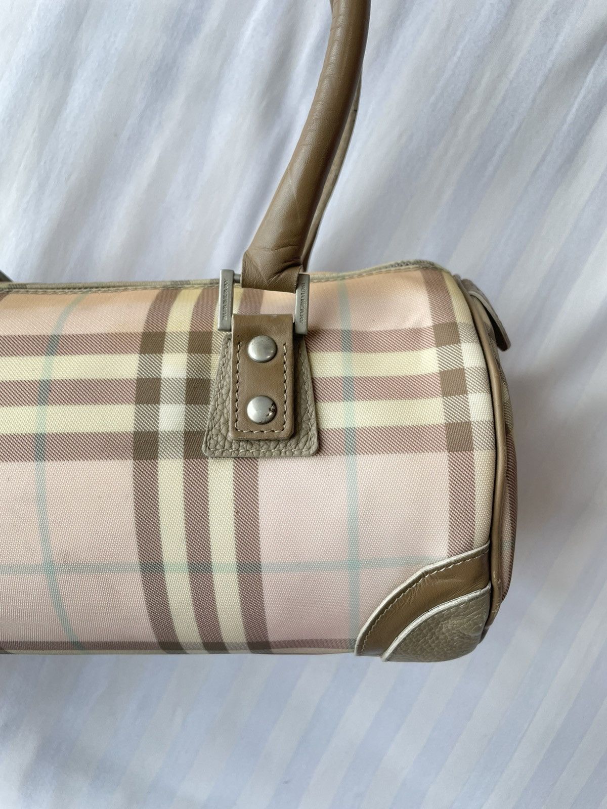 Burberry Burberry nova check barrell shoulder bag pink Size ONE SIZE - 2 Thumbnail