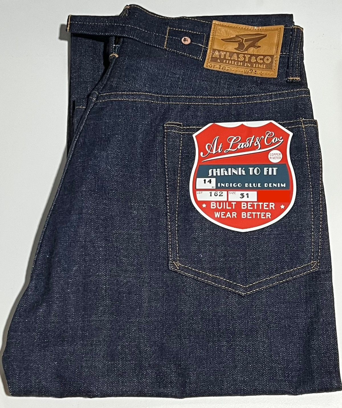 Atlast&co lot162 Denim Butcher Products Timeworn Clothing