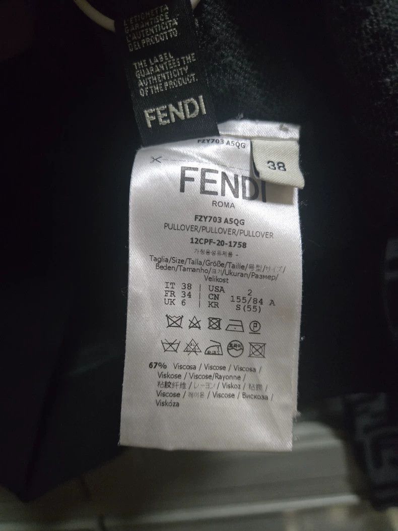 Fendi Fendi size 38 Full-print knitwear Size US XXS / EU 40 - 4 Thumbnail