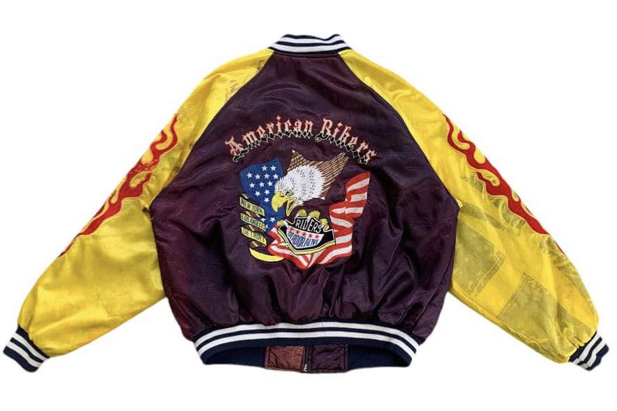Lucky Brand × Vintage Lucky Stroke Houston American Bikers Sukajan
