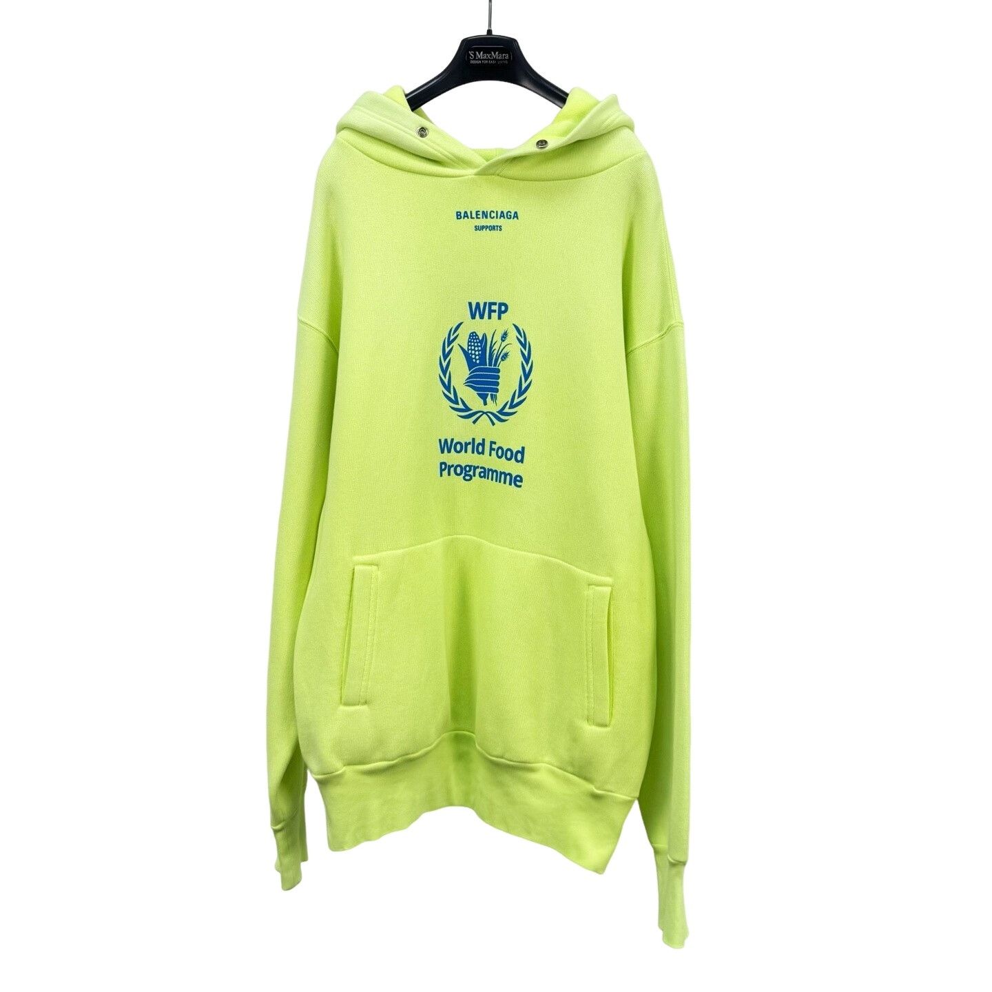 Balenciaga Balenciaga Neon WFP Logo Hoodie Size XS Size US XS / EU 42 / 0 - 1 Thumbnail