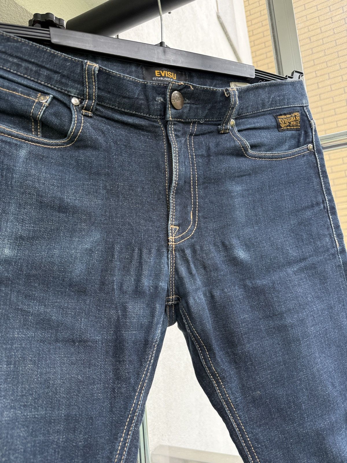 Evisu Vintage Japan Evisu Jeans Red Logo Selvedge Size US 32 / EU 48 - 8 Thumbnail