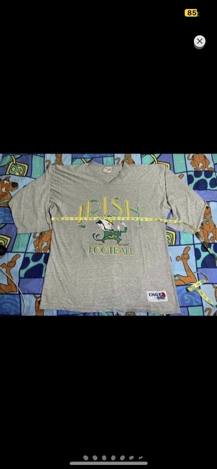 NCAA ***FINAL DROP***RARE 1995NOTRE DAME FIGHTING IRISH LNGSLV XL Size US XL / EU 56 / 4 - 1 Thumbnail
