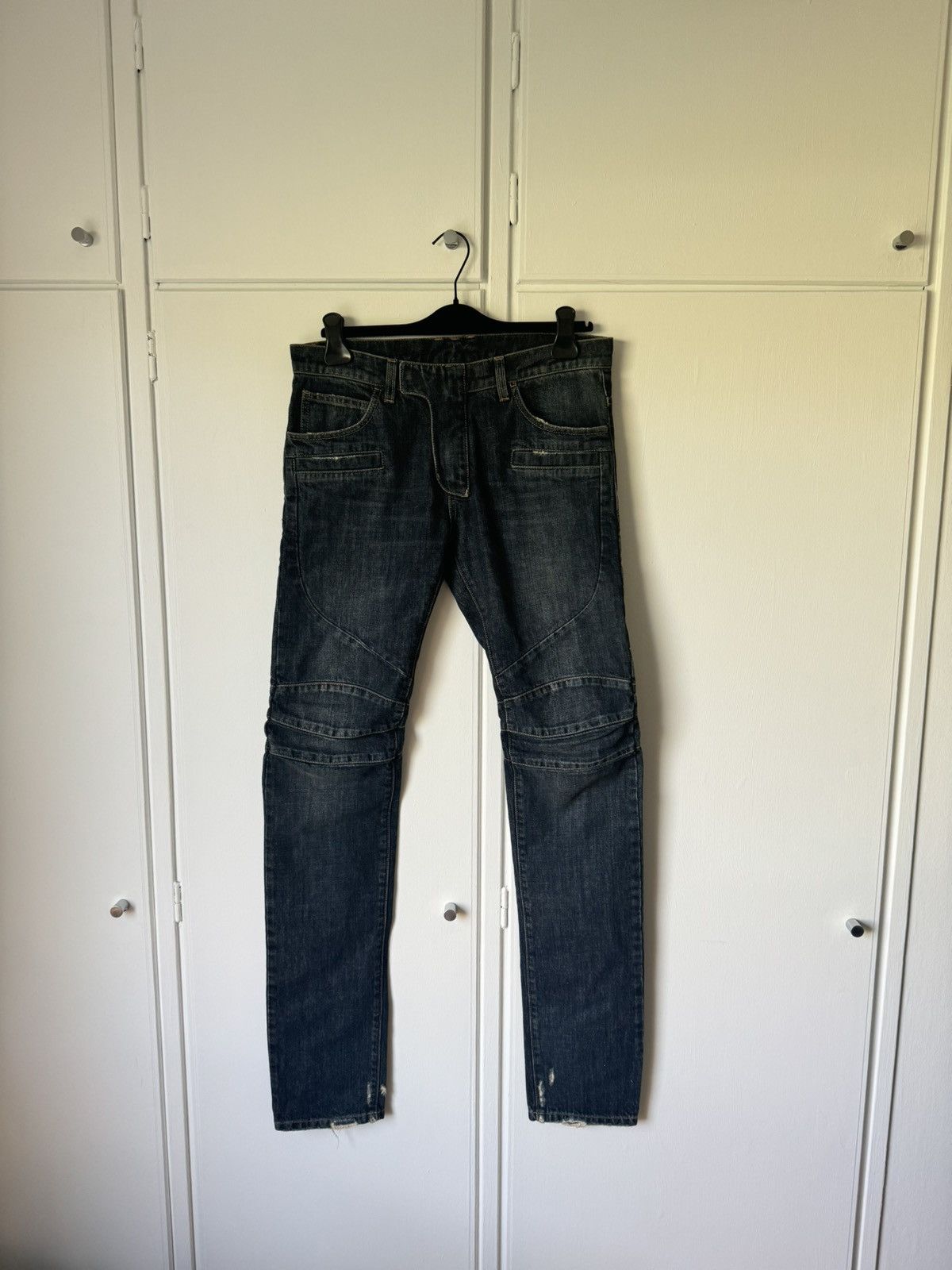 Balmain Balmain Decarnin Biker denim Size US 31 - 1 Thumbnail