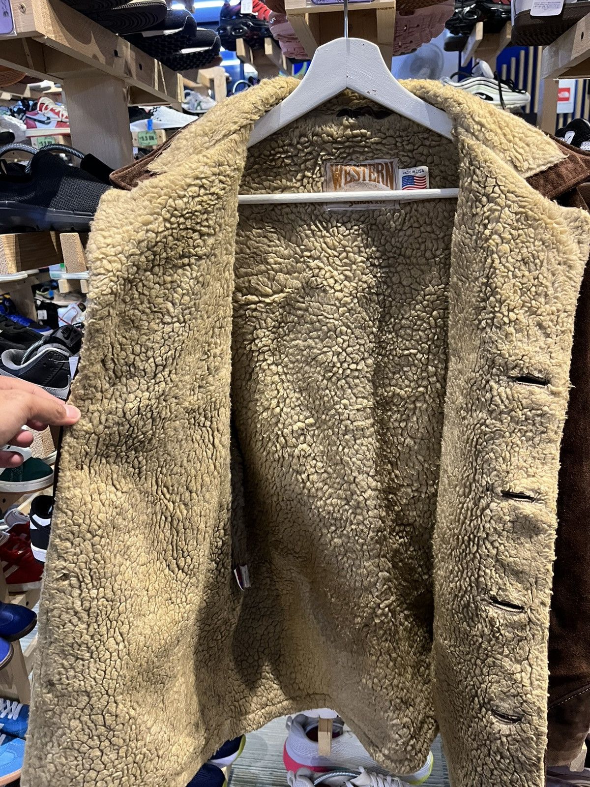 Schott × Vintage Western Sherpa Jacket authentic styling by schott Size US M / EU 48-50 / 2 - 9 Thumbnail