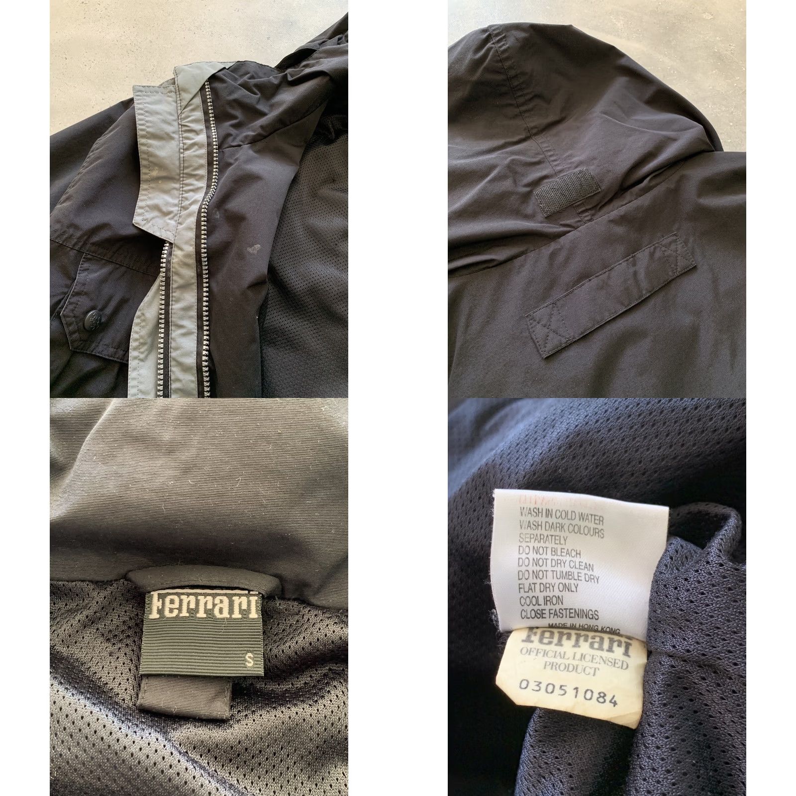 Ferrari VINTAGE Ferrari RACING Jacket Black Men’s Size S Jacket Boys? Size US S / EU 44-46 / 1 - 8 Thumbnail