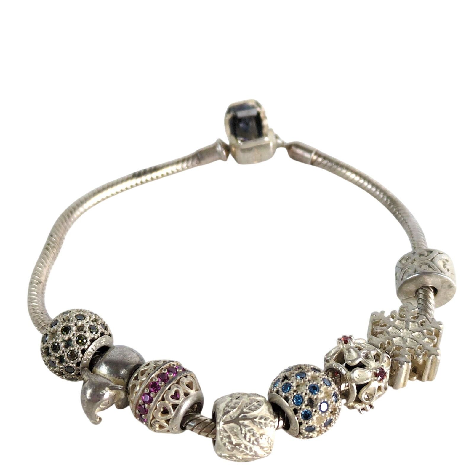 Other Soufeel 925 Sterling Silver Charm Bracelet w/ 8 Charms Size ONE SIZE - 15 Thumbnail