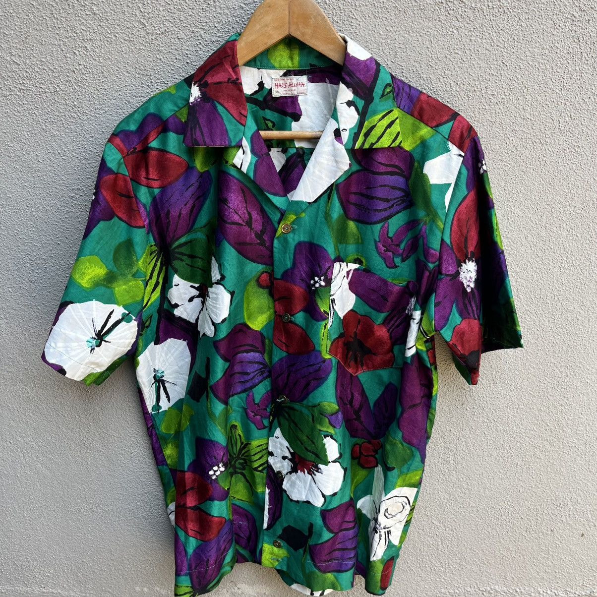 Vintage Vintage rare 70s HALE hawaiian shirt usa Size US L / EU 52-54 / 3 - 2 Thumbnail