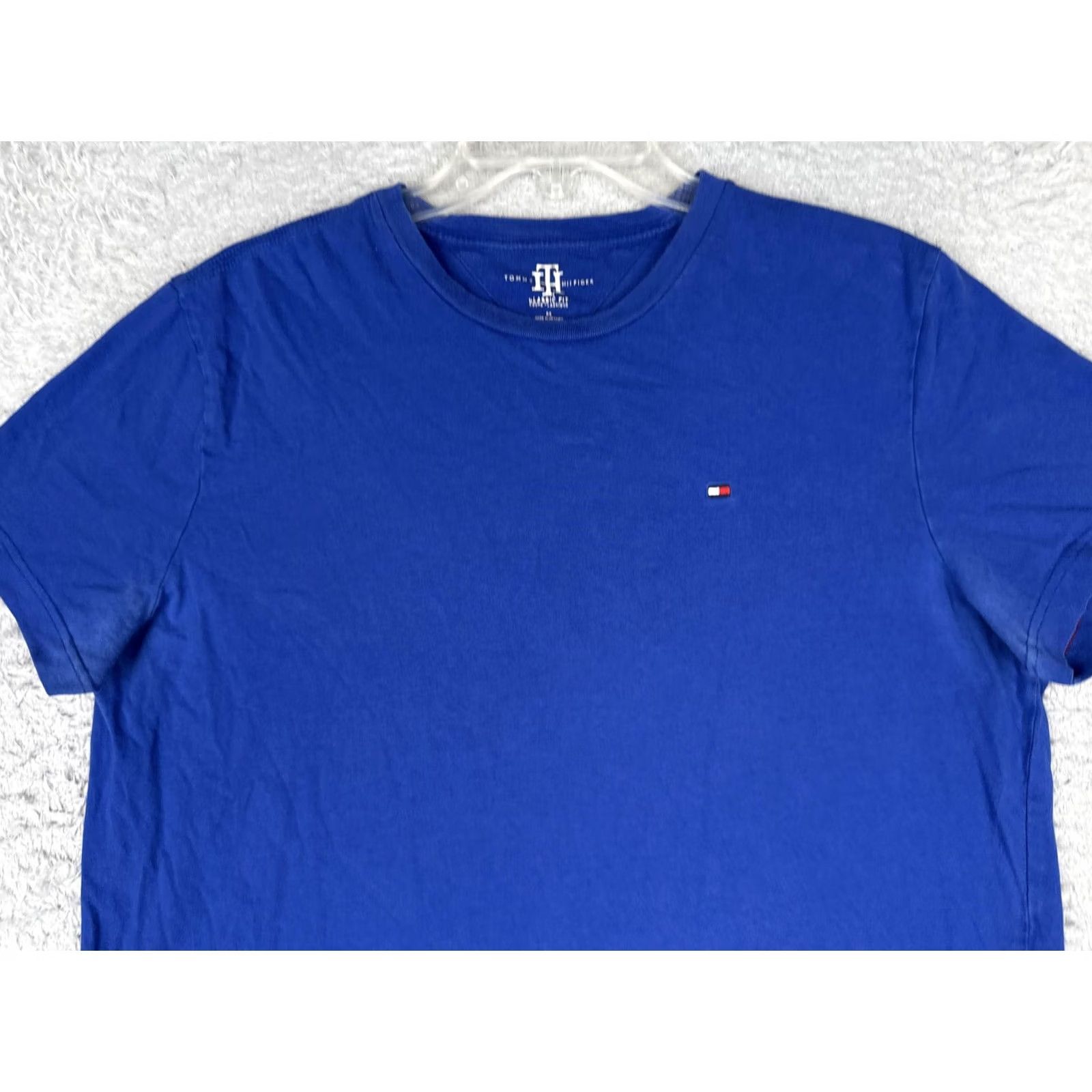 Tommy Hilfiger Tommy Hilfiger Shirt Mens M Blue Crew Neck Short Sleeve Logo Tagless Cotton T-Shirt Size US M / EU 48-50 / 2 - 4 Thumbnail