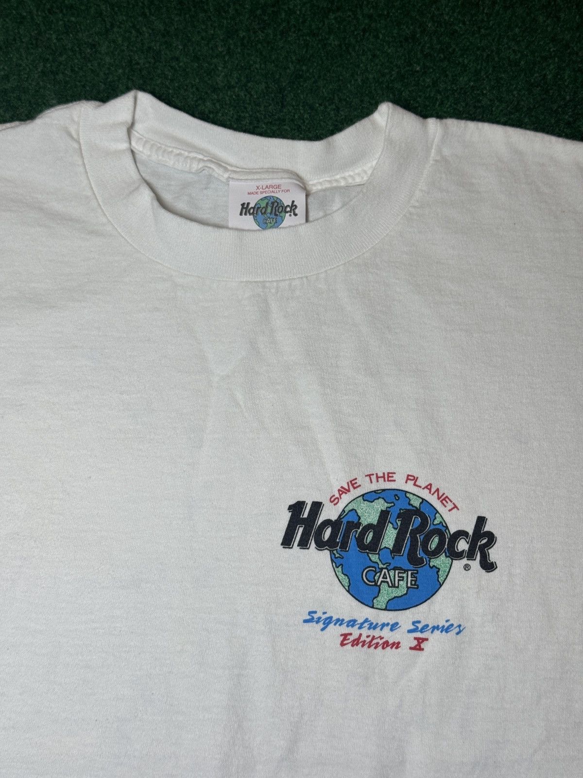 Band Tees Vintage Aerosmith Hard Rock Cafe RARE XL 90s Band T Shirt Size US XL / EU 56 / 4 - 5 Thumbnail