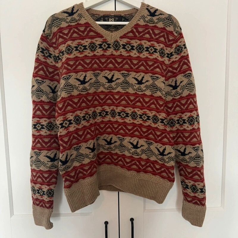 RRL Ralph Lauren RRL Fair Isle Wool Blend Sweater Size US M / EU 48-50 / 2 - 1 Thumbnail