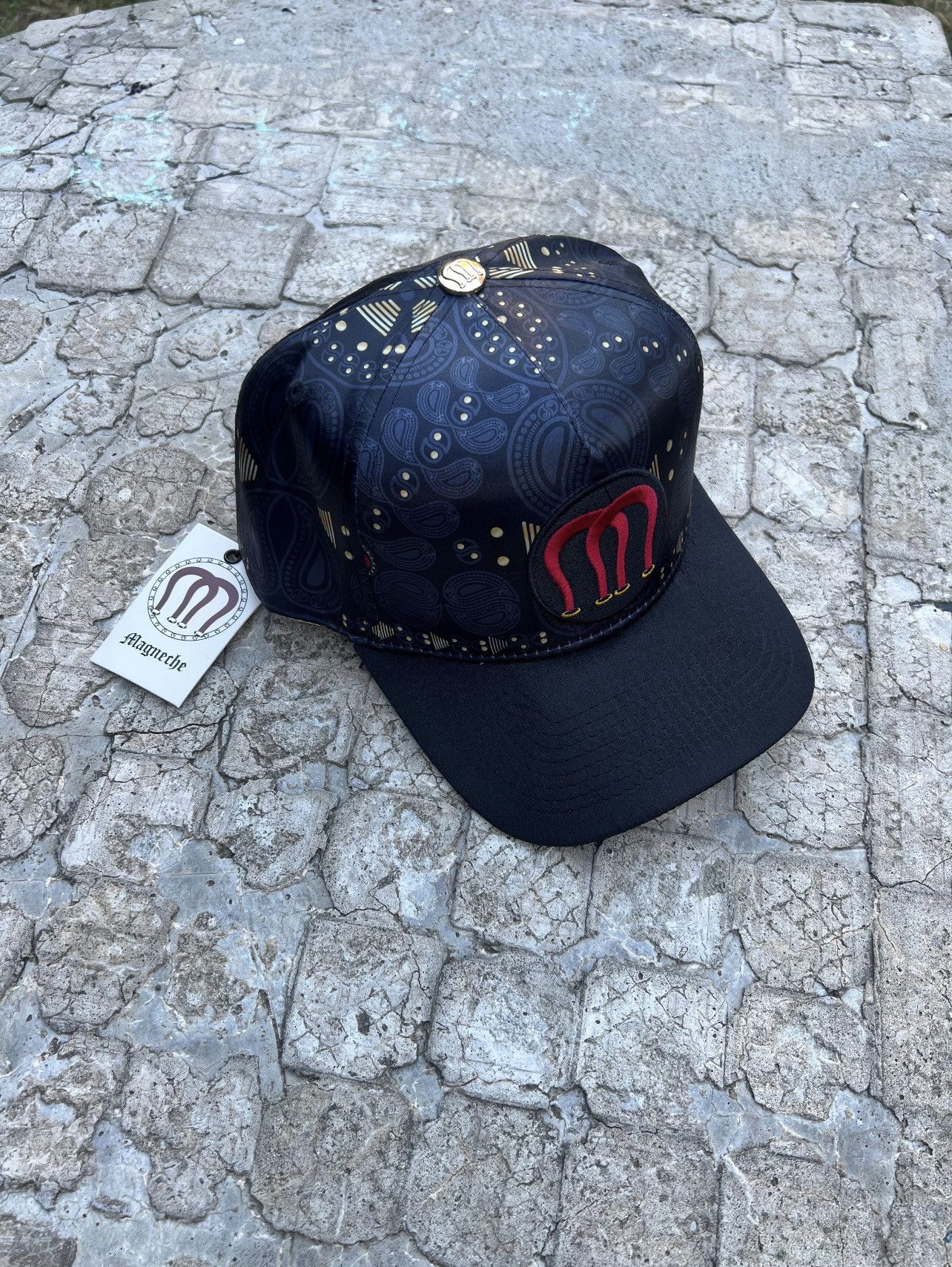 Other Magneche Bandana Design Cap - Triple Black Size ONE SIZE - 11 Thumbnail