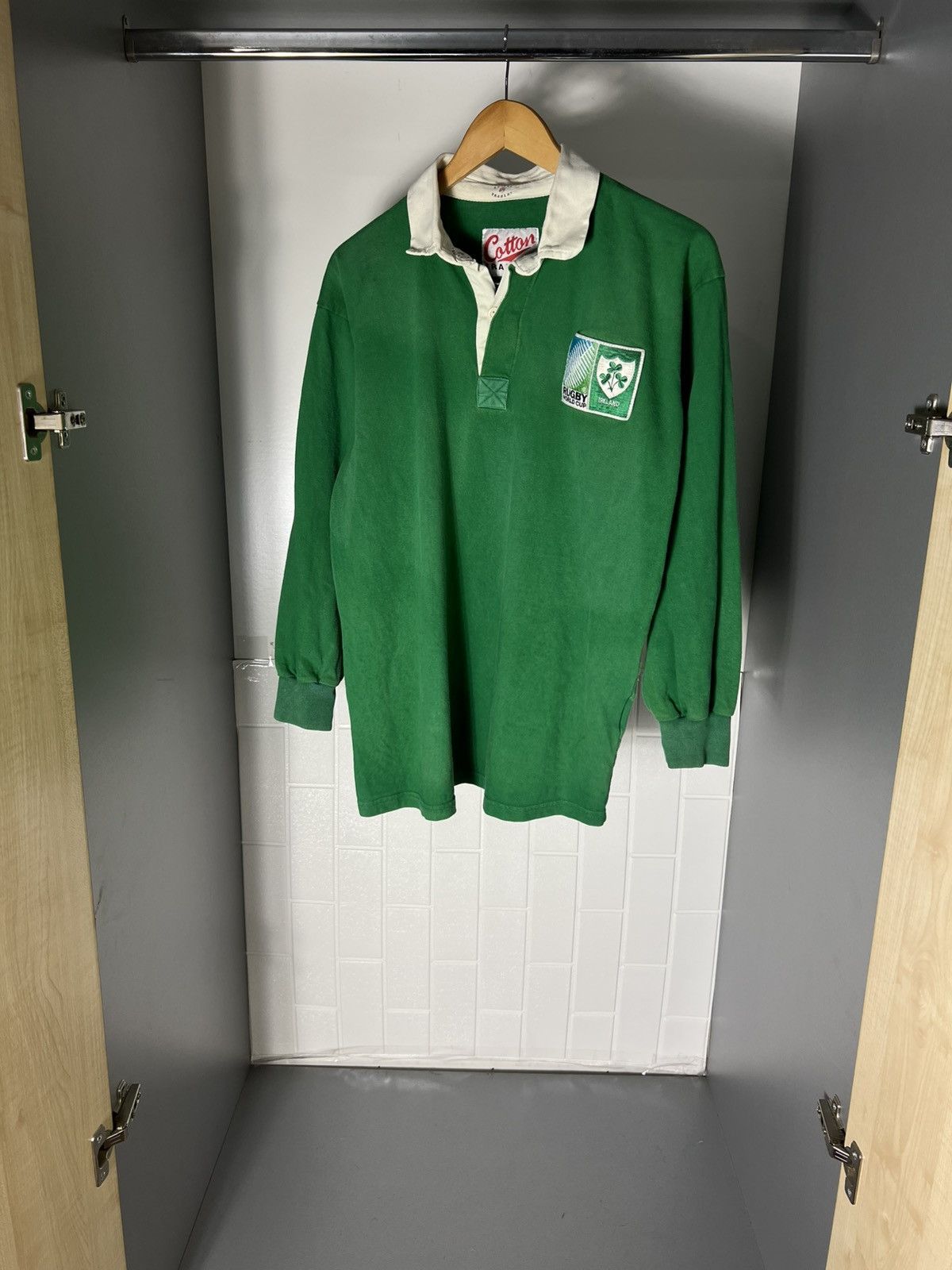 Cotton Traders VINTAGE COTTON TRADERS IRELAND RETRO RUGBY JERSEY Y2K 90s Size US L / EU 52-54 / 3 - 2 Thumbnail