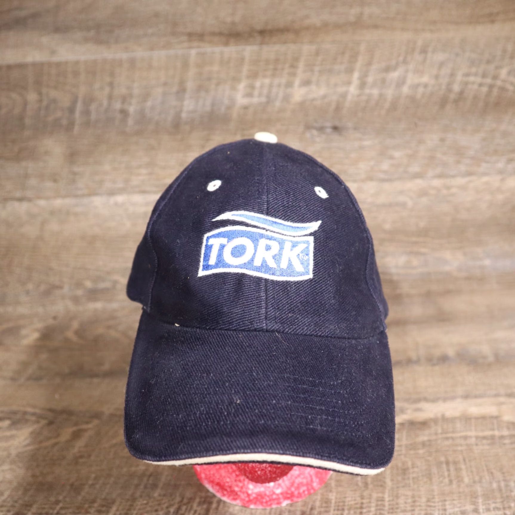 Vintage Hat Cap Adult Adjustable Employee Uniform Tork Paper Towels Size ONE SIZE - 2 Thumbnail