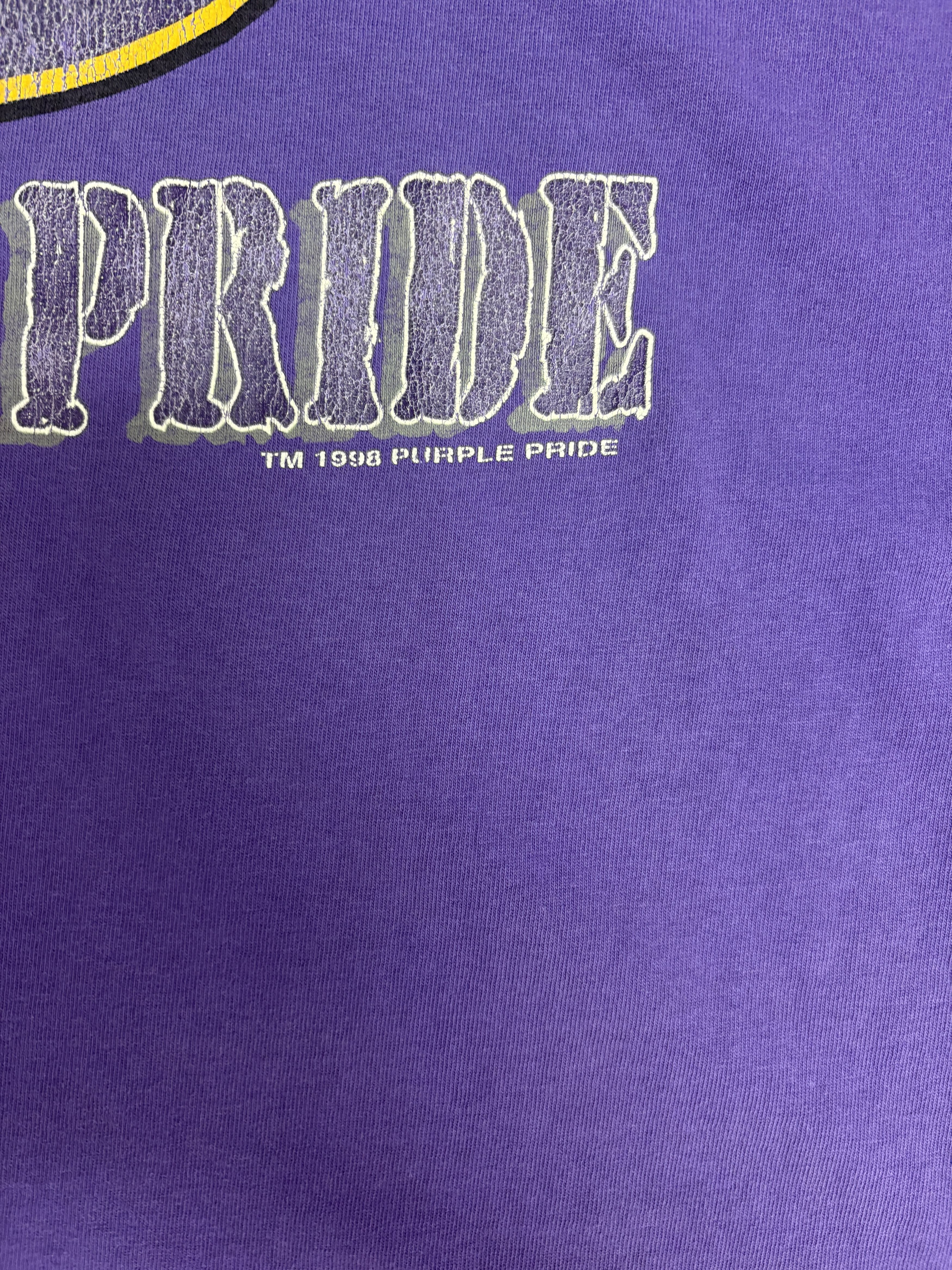 Vintage Minnesota Vikings Purple Pride Vintage Purple T-Shirt Tee Size US XL / EU 56 / 4 - 3 Thumbnail