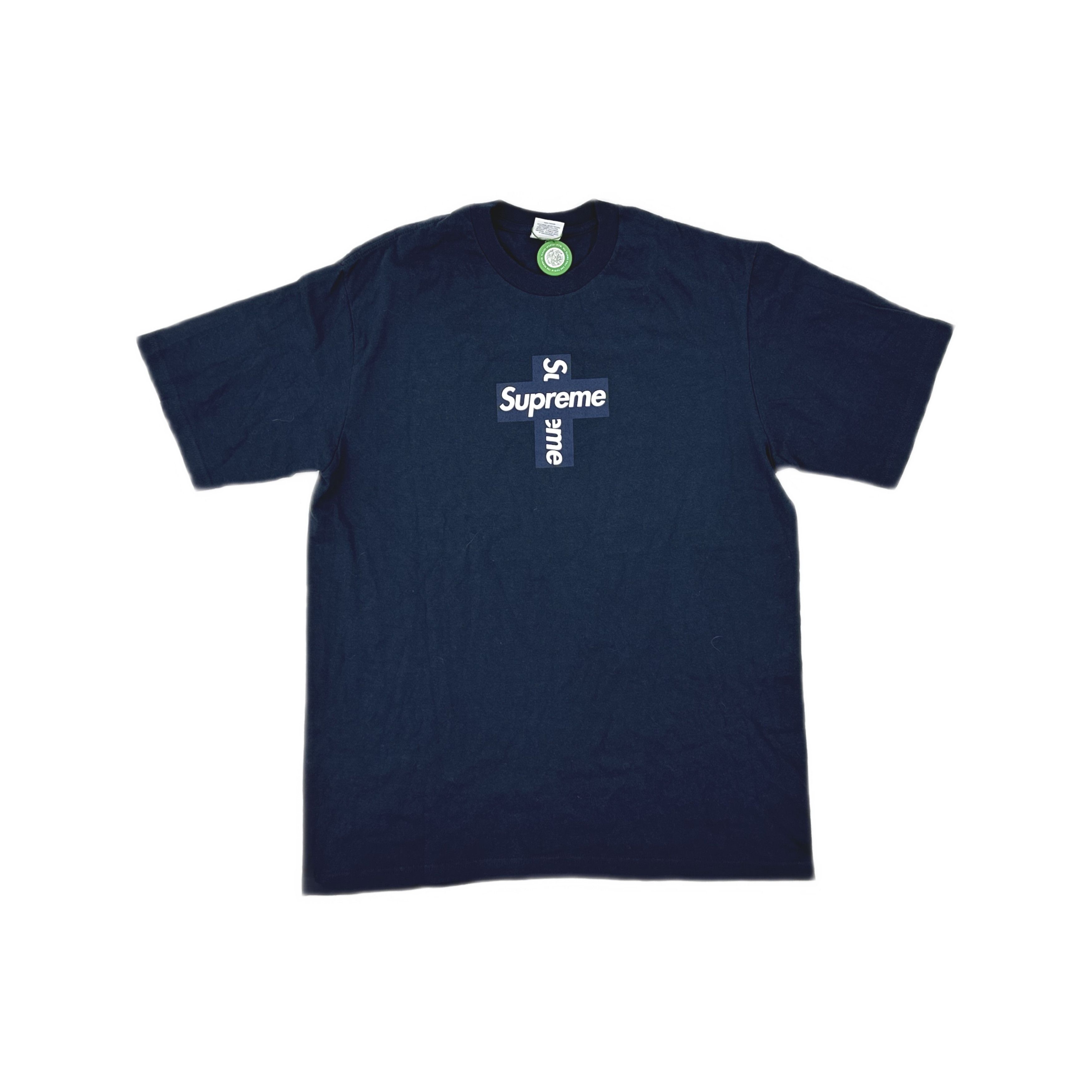 Supreme Supreme Cross Box Logo T-Shirt Size M Size US M / EU 48-50 / 2 - 1 Thumbnail