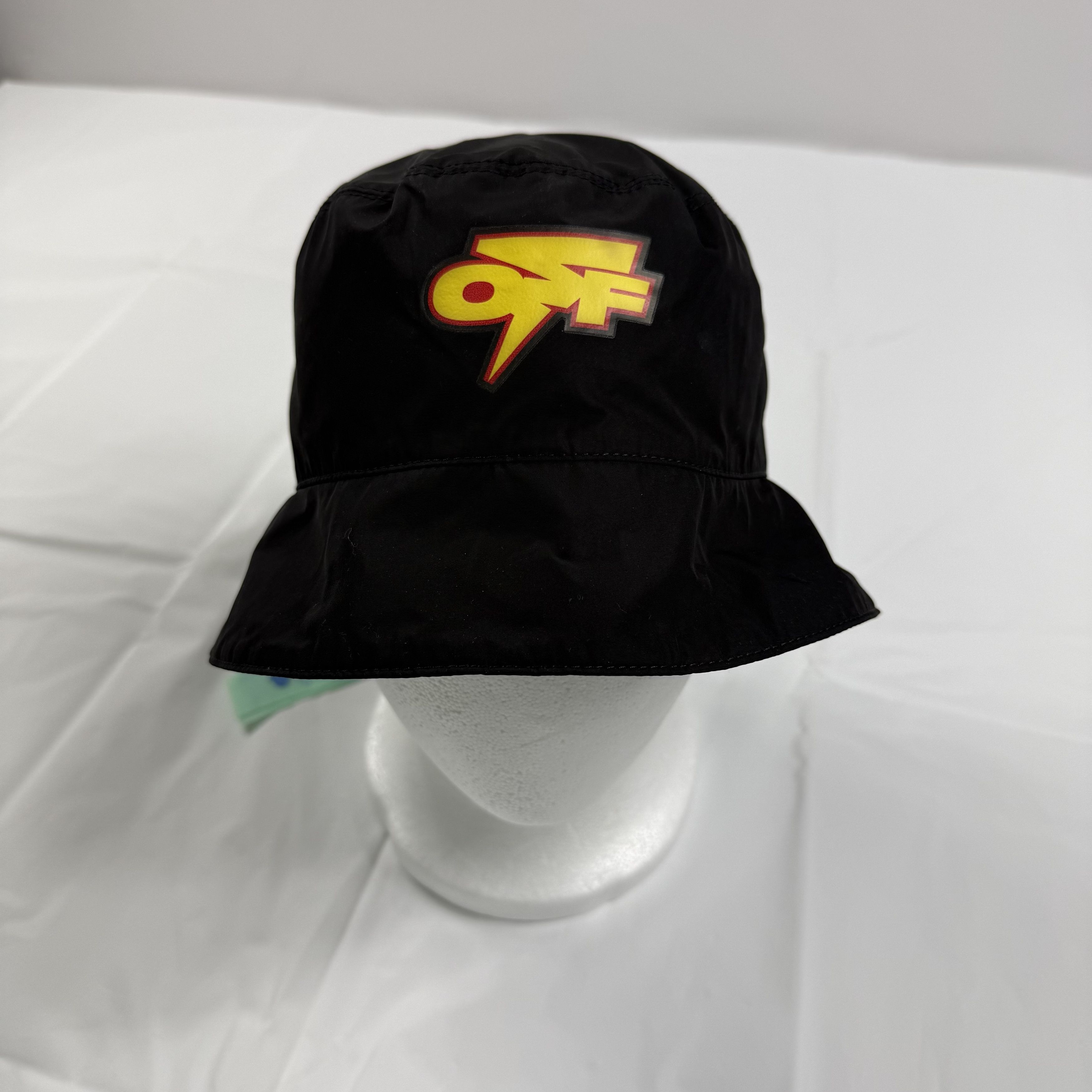 Off-White Off-White Black Bucket Hat Yellow Logo Patch O/S NEW Size ONE SIZE - 1 Thumbnail