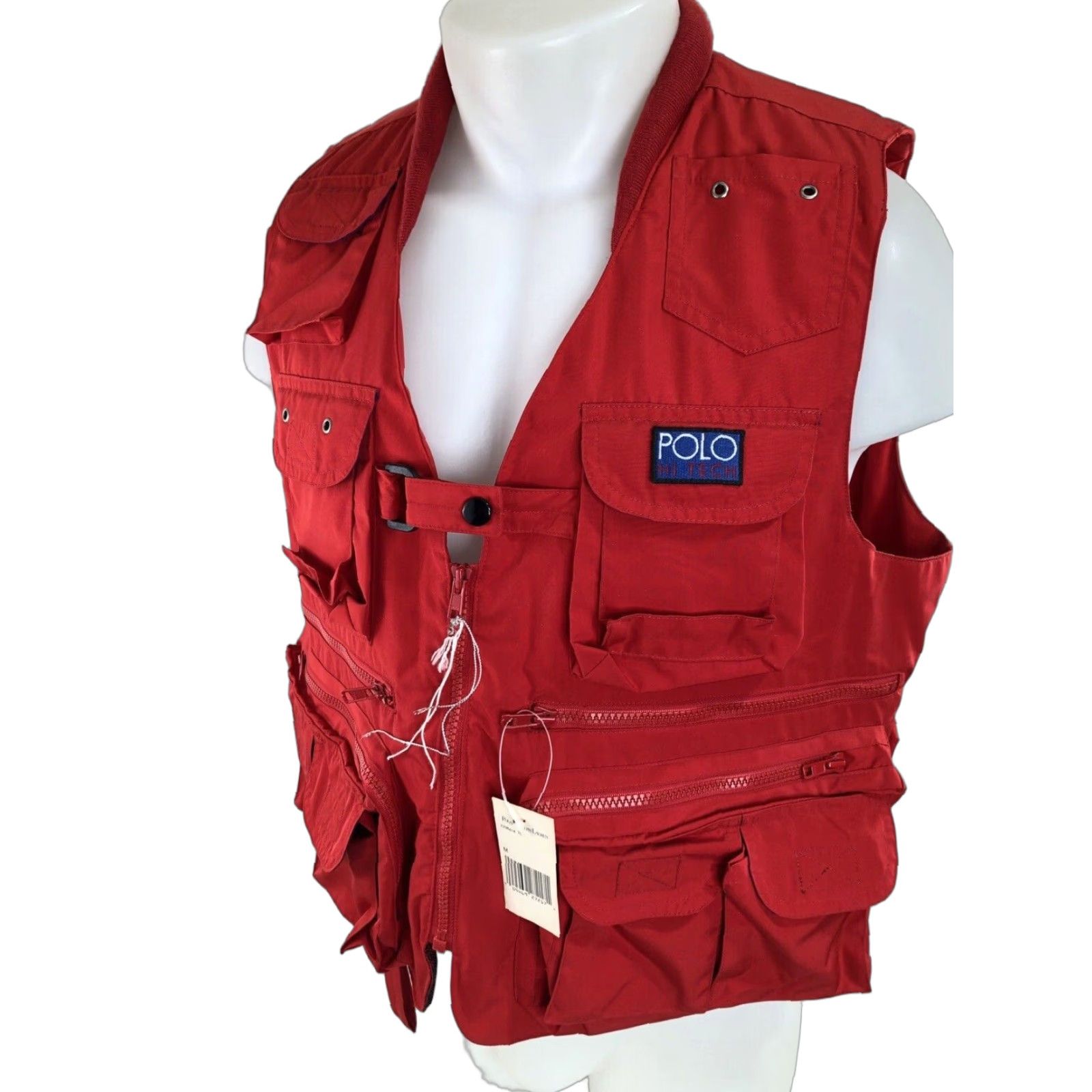 Ralph Lauren POLO RALPH LAUREN HI TECH Vintage NEW w TAGS M Fishing Vest Red Men XS?M? Size US M / EU 48-50 / 2 - 1 Thumbnail