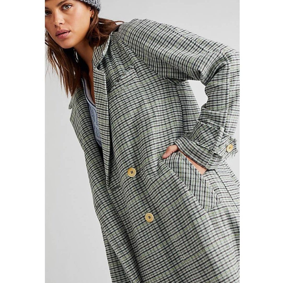 Free People New Free People WE THE FREE Liberty Duster $298 XS BLUE Size XS / US 0-2 / IT 36-38 - 2 Thumbnail
