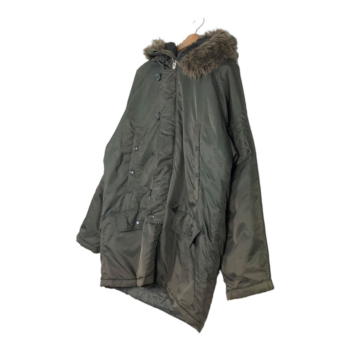 Japanese Brand 🔥VINTAGE PARKA PARACHUTE JACKET MILITARY NICX SIXX MINK FUR Size US L / EU 52-54 / 3 - 2 Thumbnail