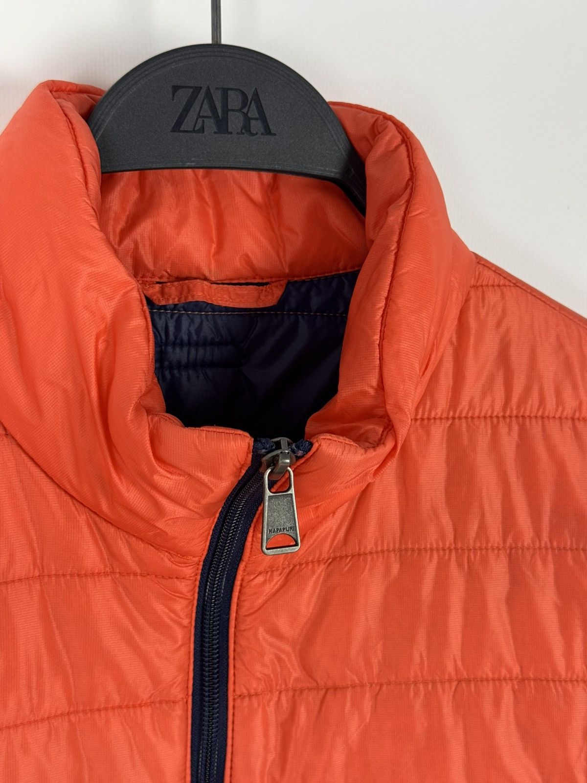 Napapijri Napapijri Quilted Orange Light Jacket Size US L / EU 52-54 / 3 - 4 Thumbnail