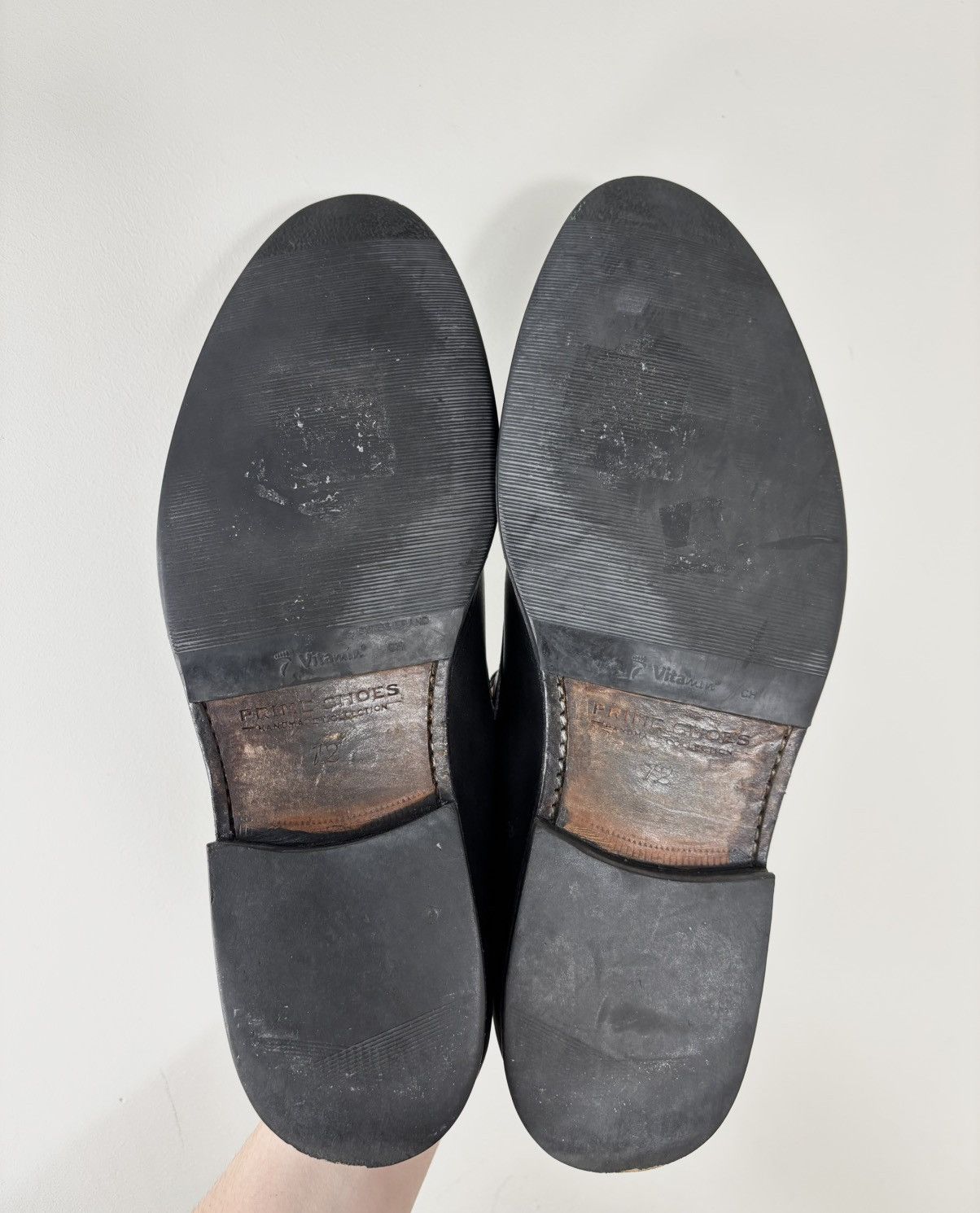 Other Prime Shoes Handmade Imola Men’s Black Leather Penny Loafers Size US 12 / EU 45 - 17 Thumbnail