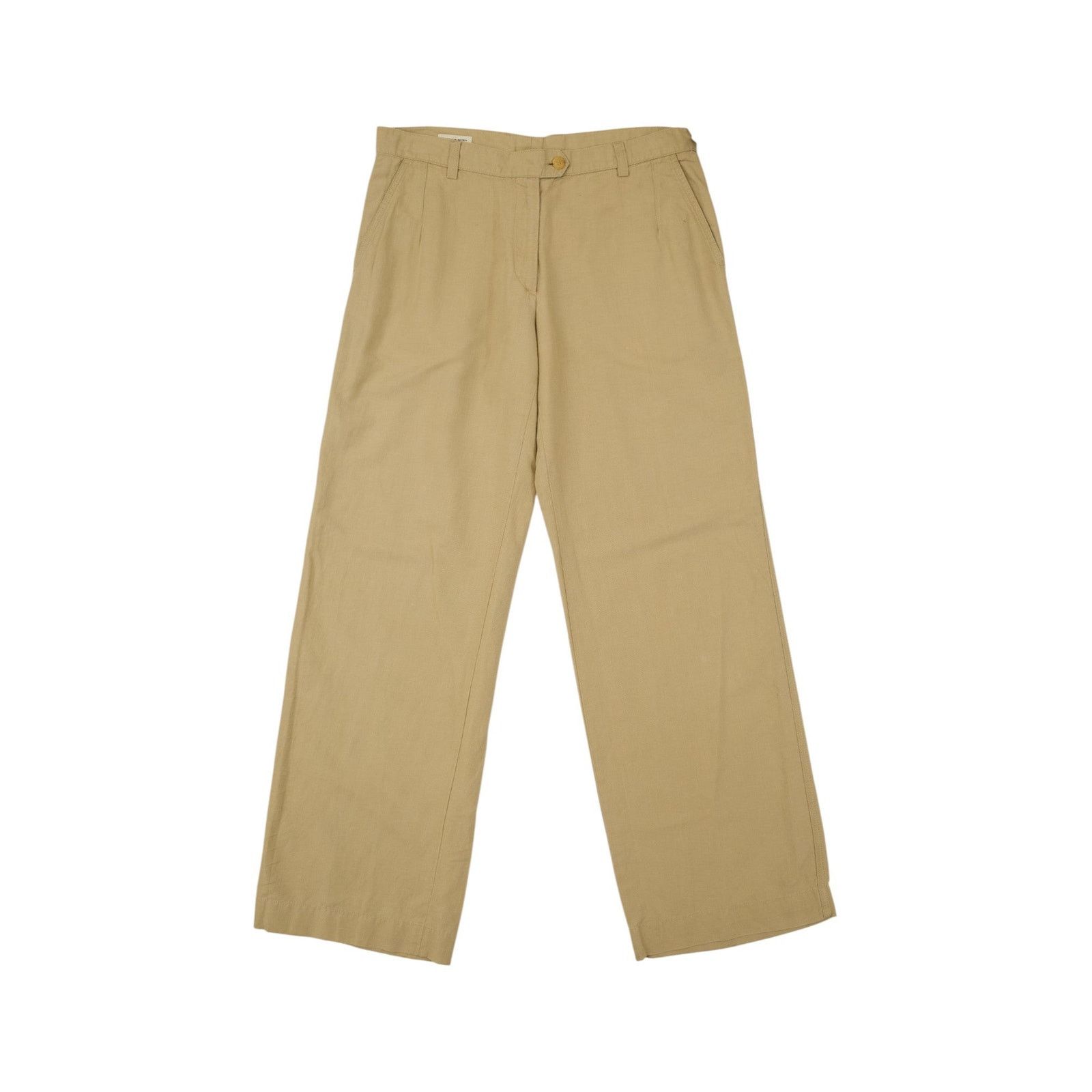Dries Van Noten Linen Cotton Trousers Size 27" / US 4 / IT 40 - 1 Thumbnail