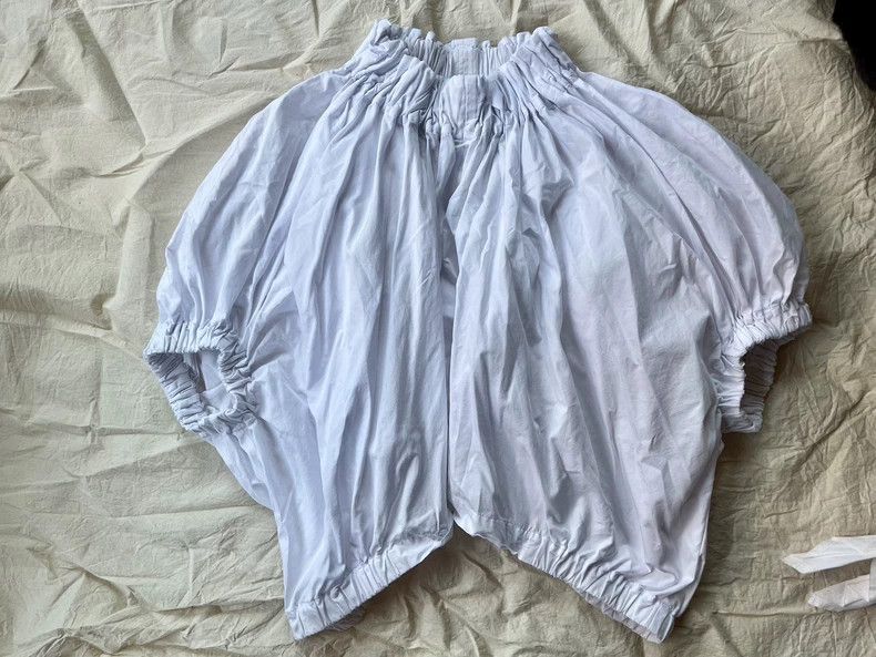 Comme des Garcons Comme Des Garcons Pumpkin silhouette smocked bubble white Size XS / US 0-2 / IT 36-38 - 4 Thumbnail