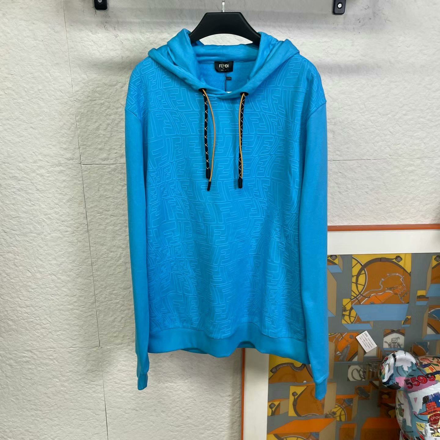 Fendi Fendi Embossed Monogram Hoodie Size XXL Size US XXL / EU 58 / 5 - 1 Thumbnail