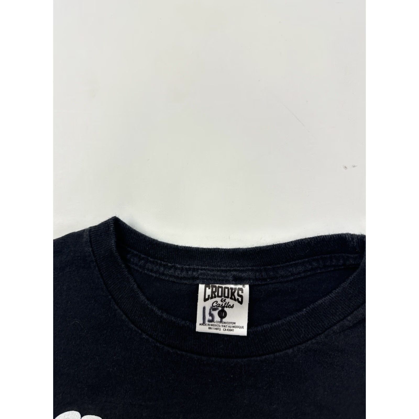 Crooks & Castles VINTAGE Crooks & Castles Shirt Mens M Black Crew Neck Short Sleeve Logo 90s Hip Hop T-Shirt Size US M / EU 48-50 / 2 - 3 Thumbnail