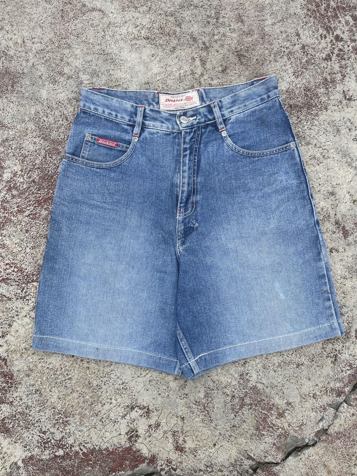 Dickies Rare 90s Dickies Jorts Pants Embroidery Vintage Denim Short Size US 30 / EU 46 - 5 Thumbnail