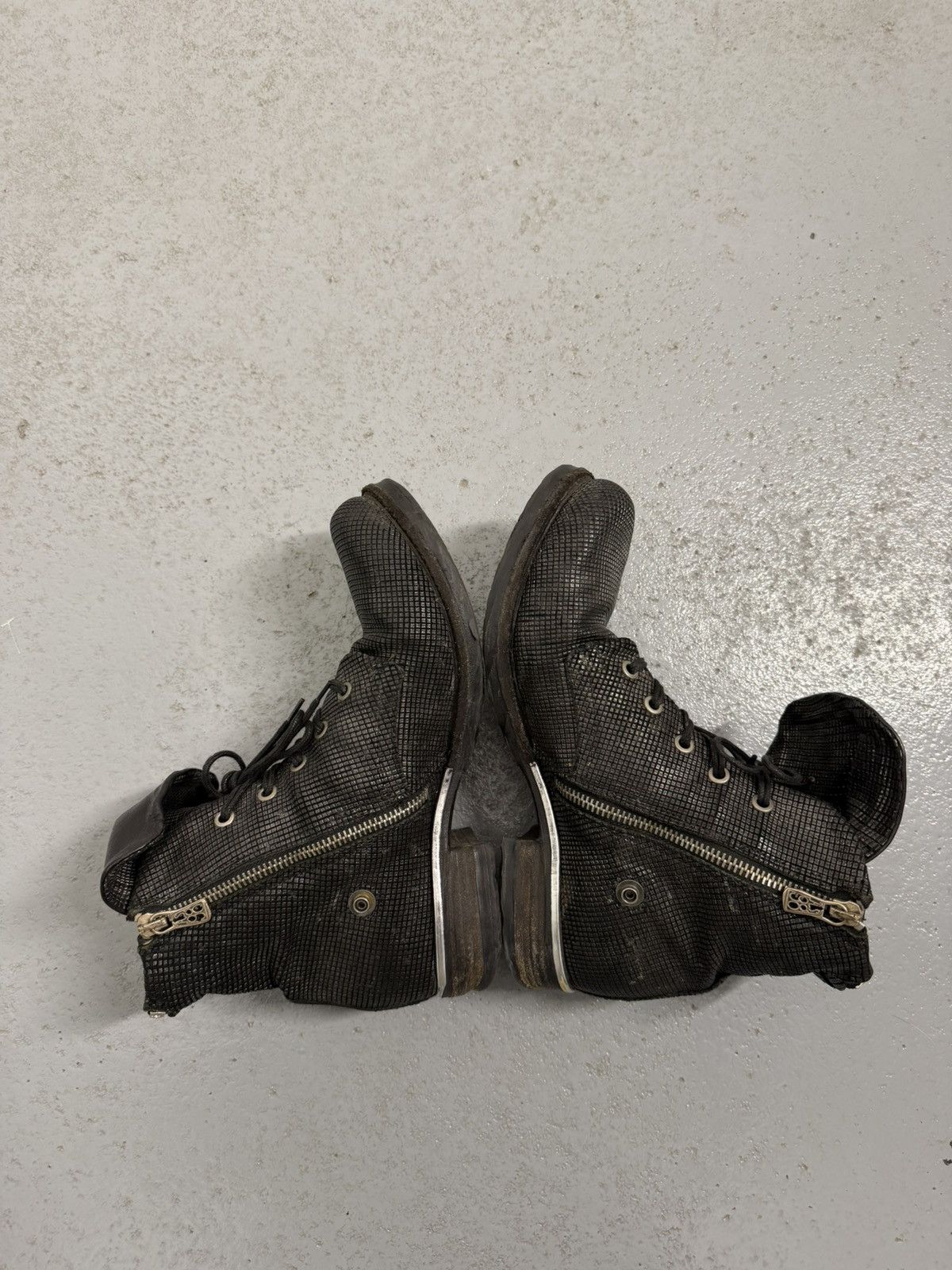 A.S.98 Avant-garde A.S.98 Leather Boots Size US 9 / IT 39 - 6 Thumbnail
