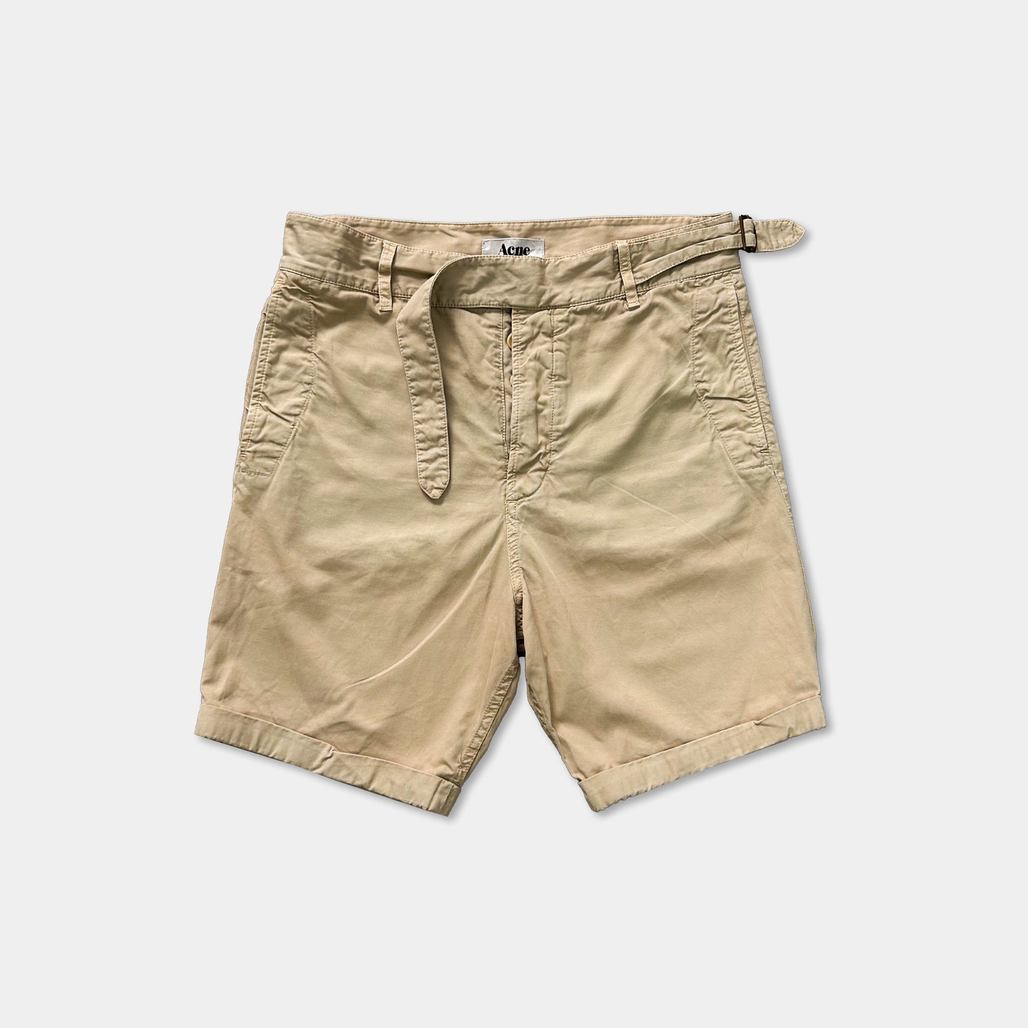 Acne Studios Acne Studios Beige Cargo Shorts Size US 39 - 1 Thumbnail