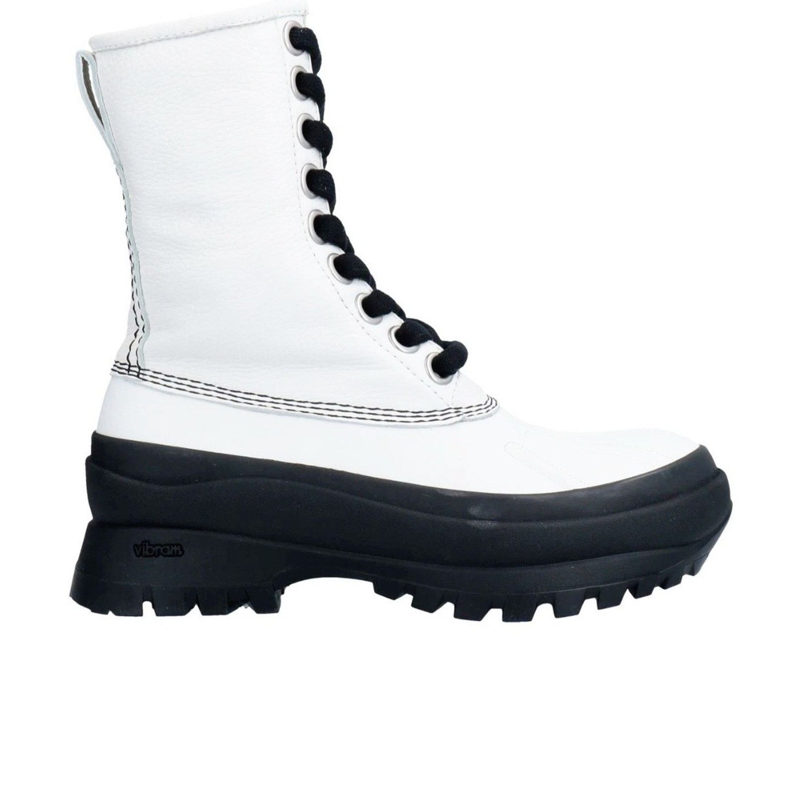 Jil Sander JIL SANDER Leather Combat Boots Mismatch Size. L36 R35 Size US 5 / IT 35 - 1 Thumbnail