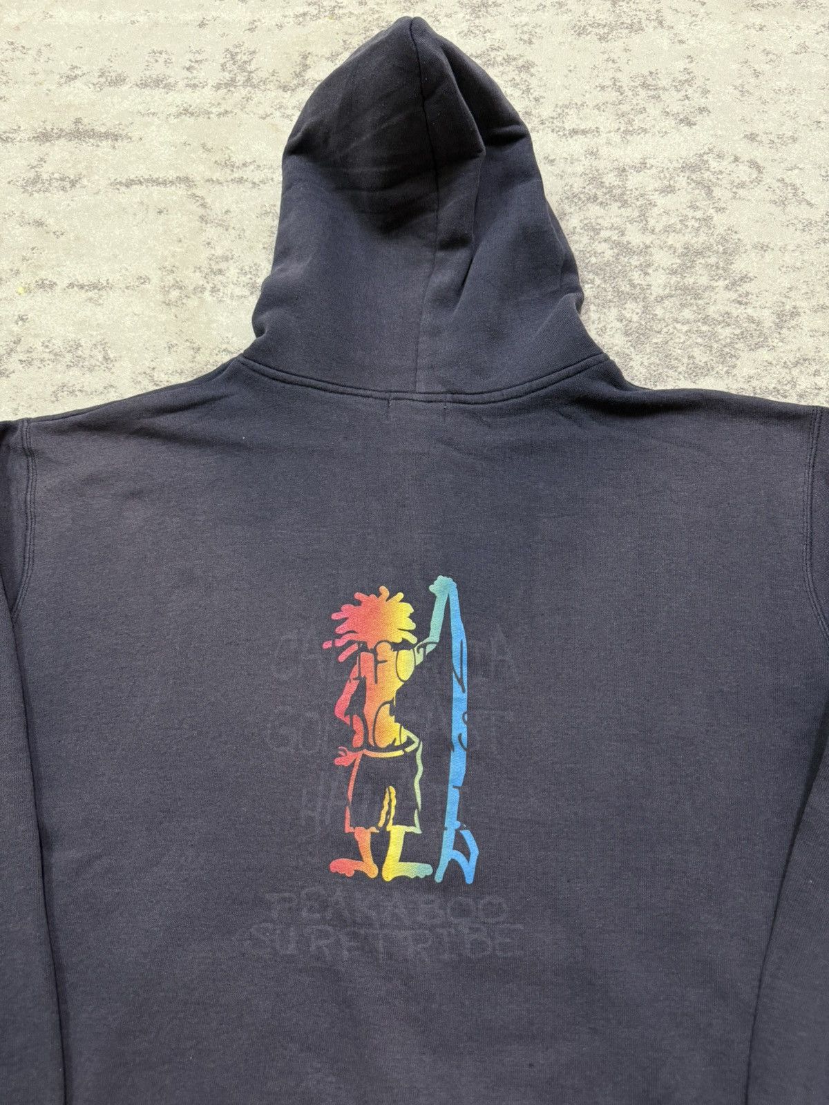 Japanese Brand Vintage Peakaboo Custom Surfwear Rasta Zip Up Hoodie Size US L / EU 52-54 / 3 - 11 Thumbnail