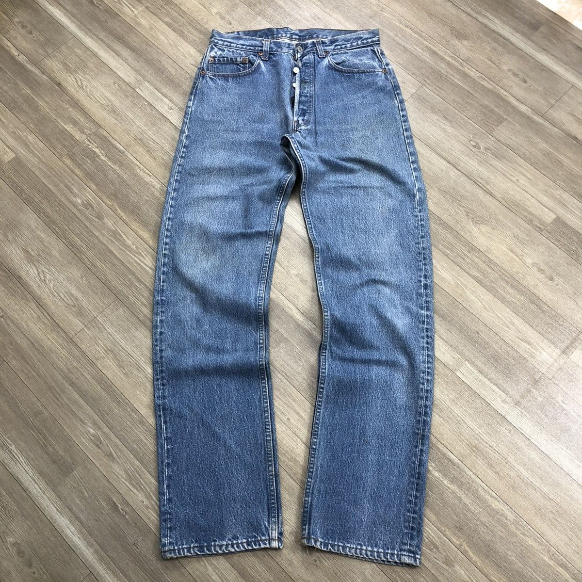 Levi's × Levi's Vintage Clothing × Vintage 🇺🇸 1980s Levis Strauss 501 #522 Faded Blue Jeans Size US 30 / EU 46 - 1 Thumbnail