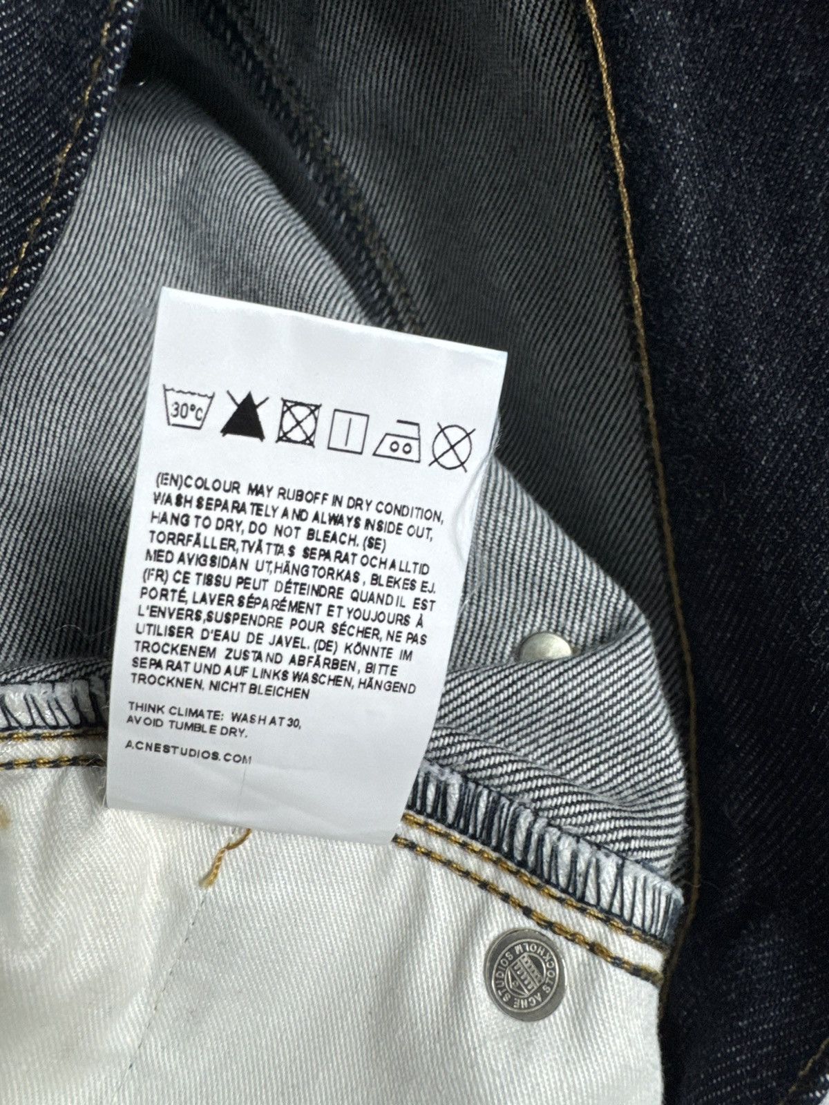 Acne Studios Acne Studios Max Raw Luxury Denim Jeans 32x34 Size US 32 / EU 48 - 6 Thumbnail