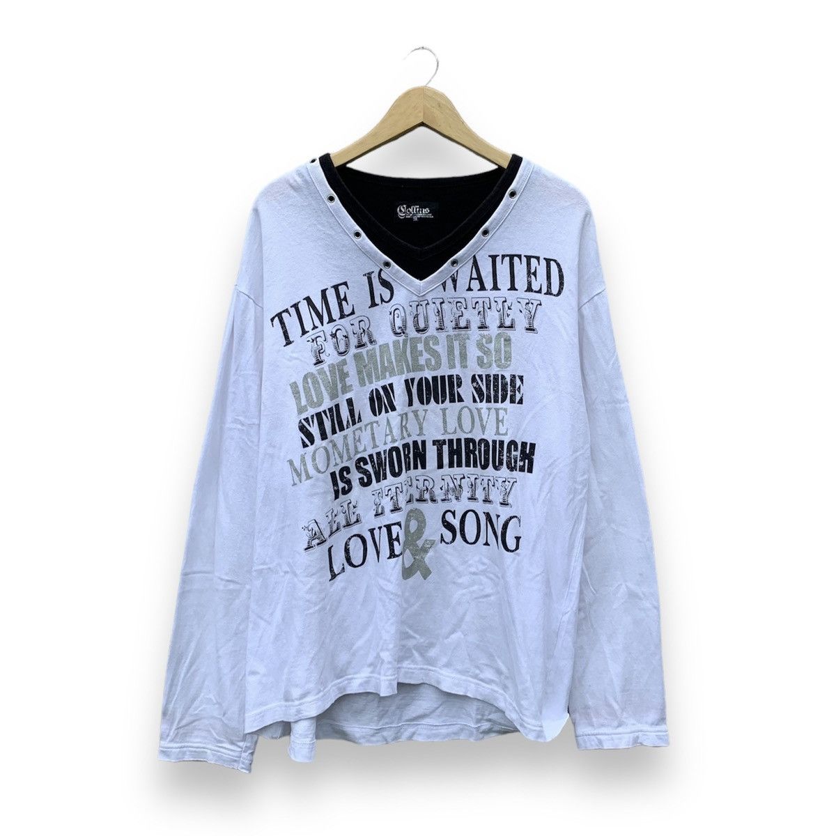 If Six Was Nine × Japanese Brand Collins poem longsleeave tee Size US XXL / EU 58 / 5 - 1 Thumbnail