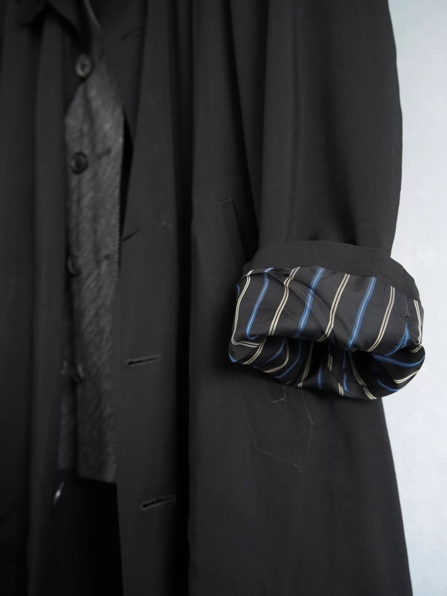 Yohji Yamamoto Yohji Yamamoto 22SS 2-Layer Military Deconstructed Black Size US S / EU 44-46 / 1 - 8 Thumbnail