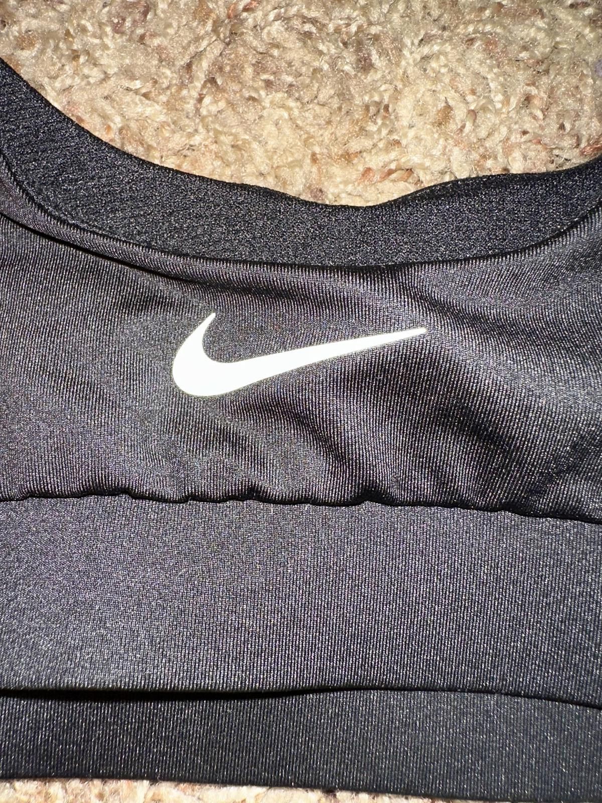Nike Nike Women Multi Logo Scoop Neck Bikini Top Size ONE SIZE - 2 Thumbnail