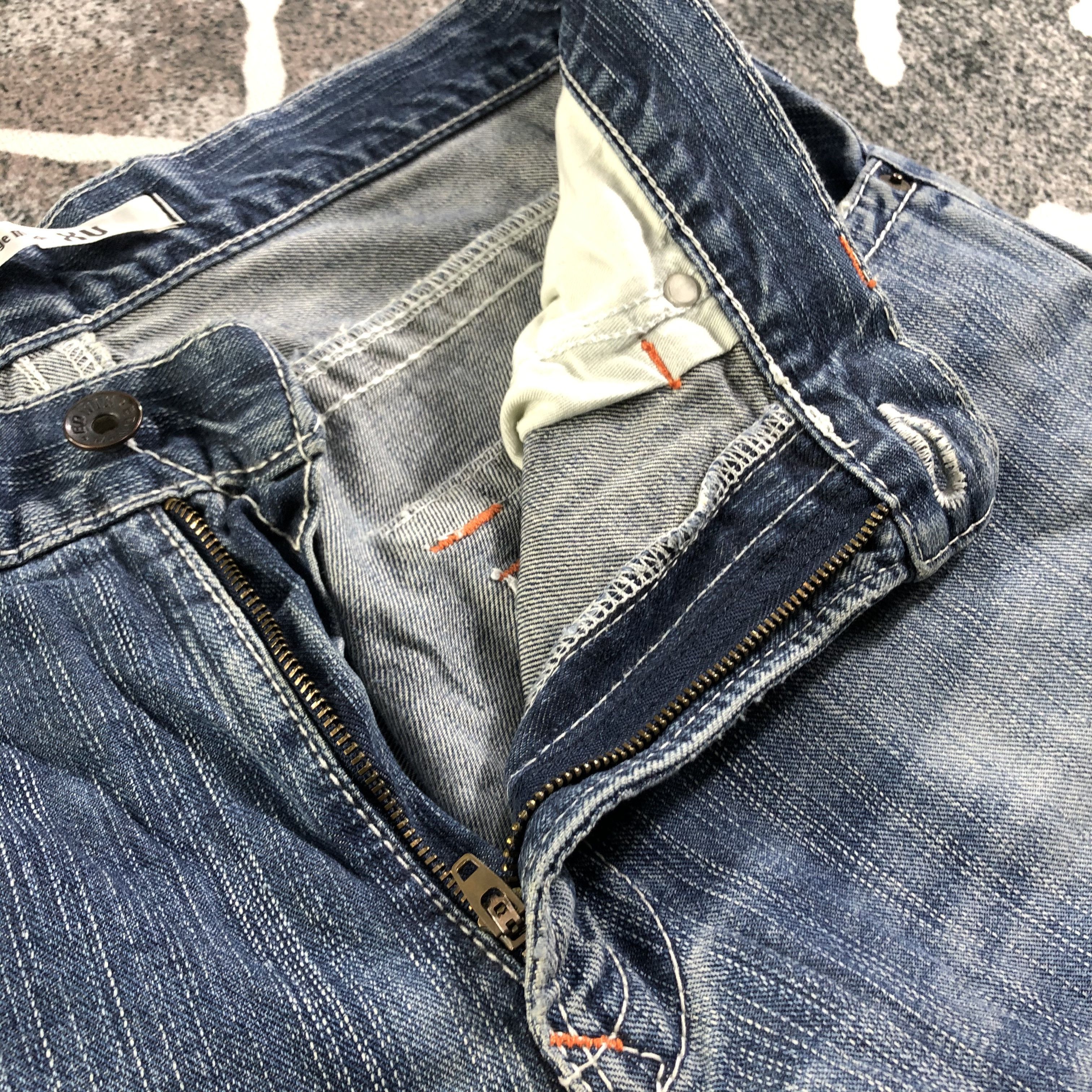 Edwin Edwin XV Jeans Faded Blue Denim KJ2487 Size US 34 / EU 50 - 9 Thumbnail