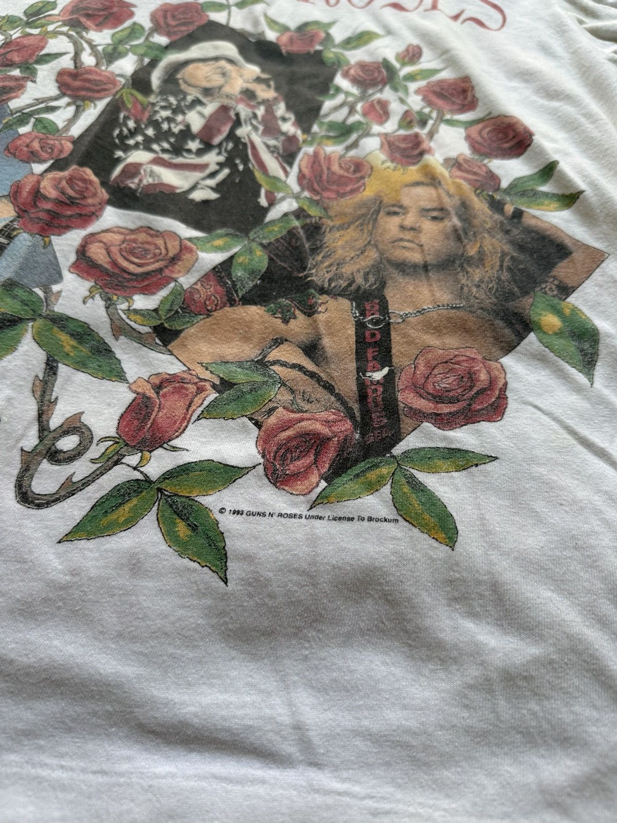 Other Vintage 1993 Guns N Rose Skin N Bones Tour Tee Screen Stars Size US L / EU 52-54 / 3 - 9 Thumbnail