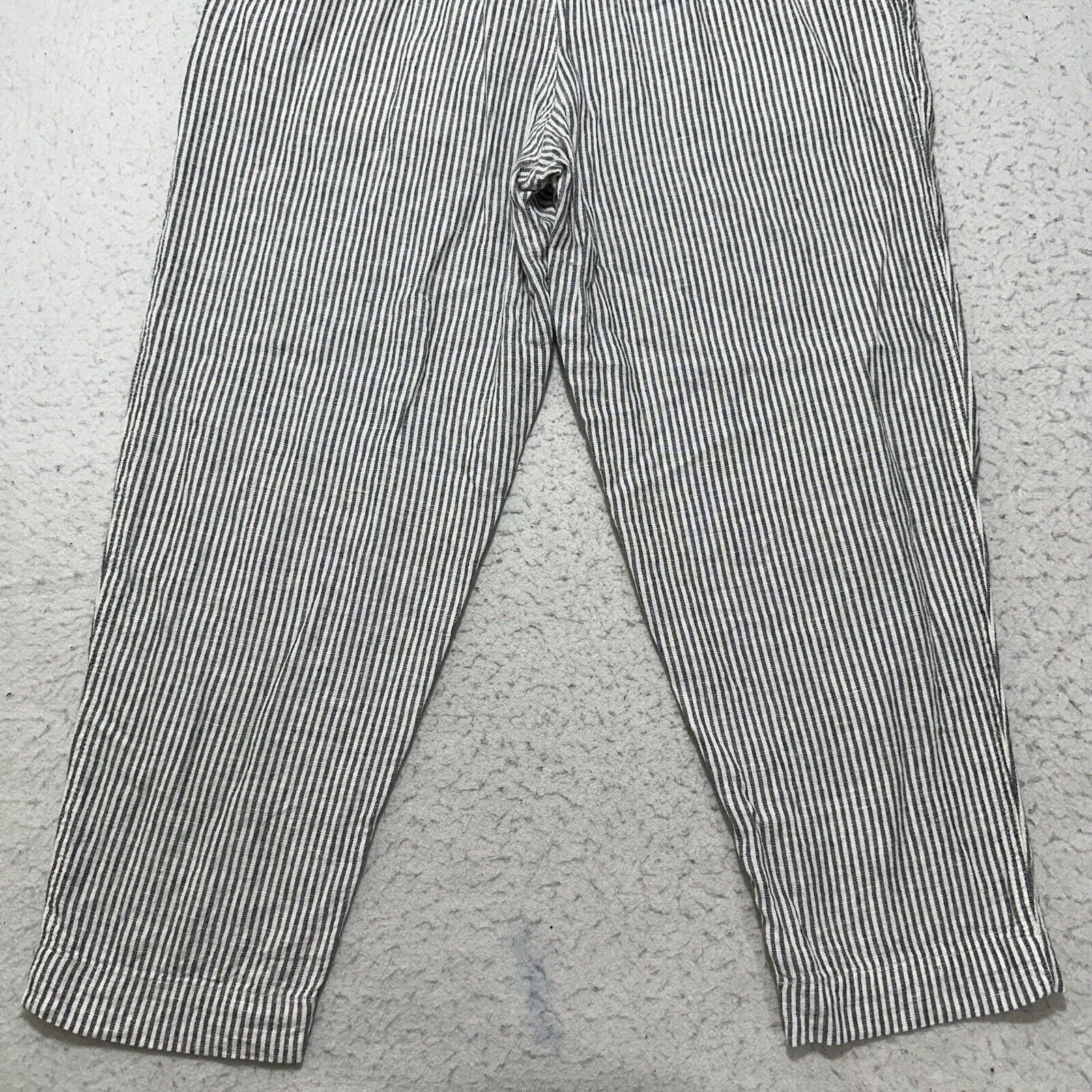 Other A New Day Large Linen High Rise Lightweight Pants Striped Size 34" / US 12 / IT 48 - 8 Thumbnail