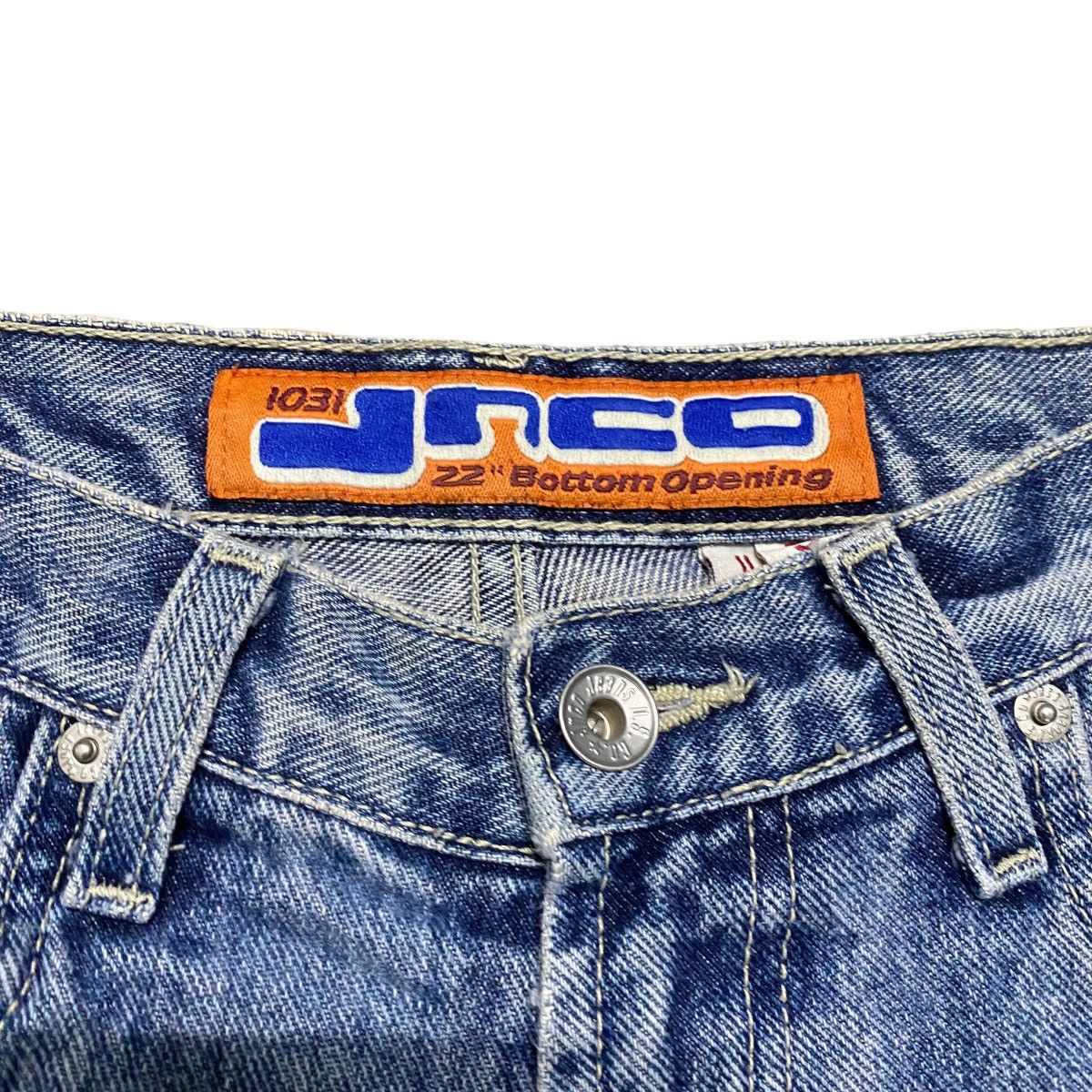 JNCO Vintage 90s JNCO Roomy Girlie Stuff Bottom Opening Pants Size 26" / US 2 / IT 38 - 6 Thumbnail