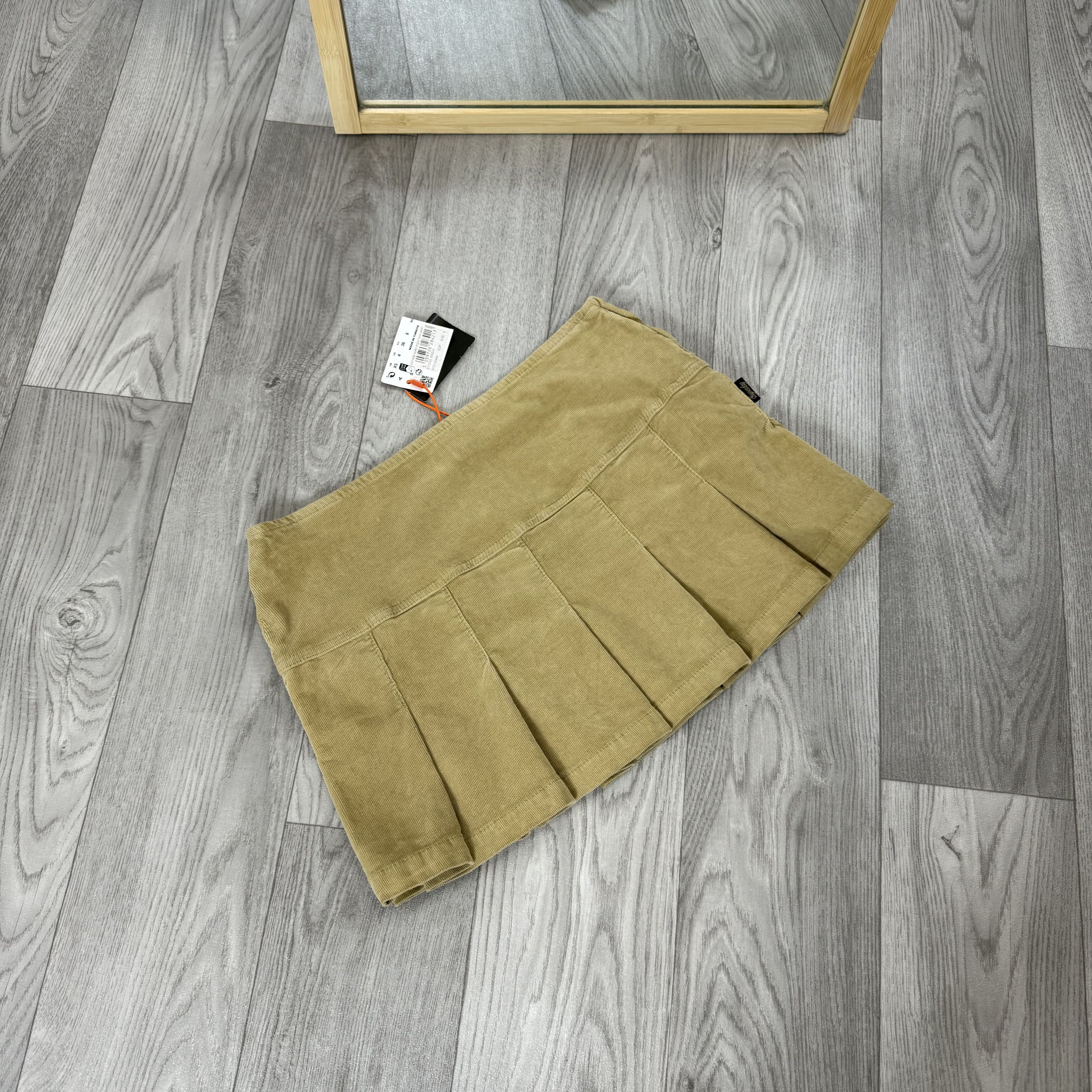Superdry Superdry Beige NEW Tennis Mini Skirt XS Size 27" / US 4 / IT 40 - 2 Thumbnail