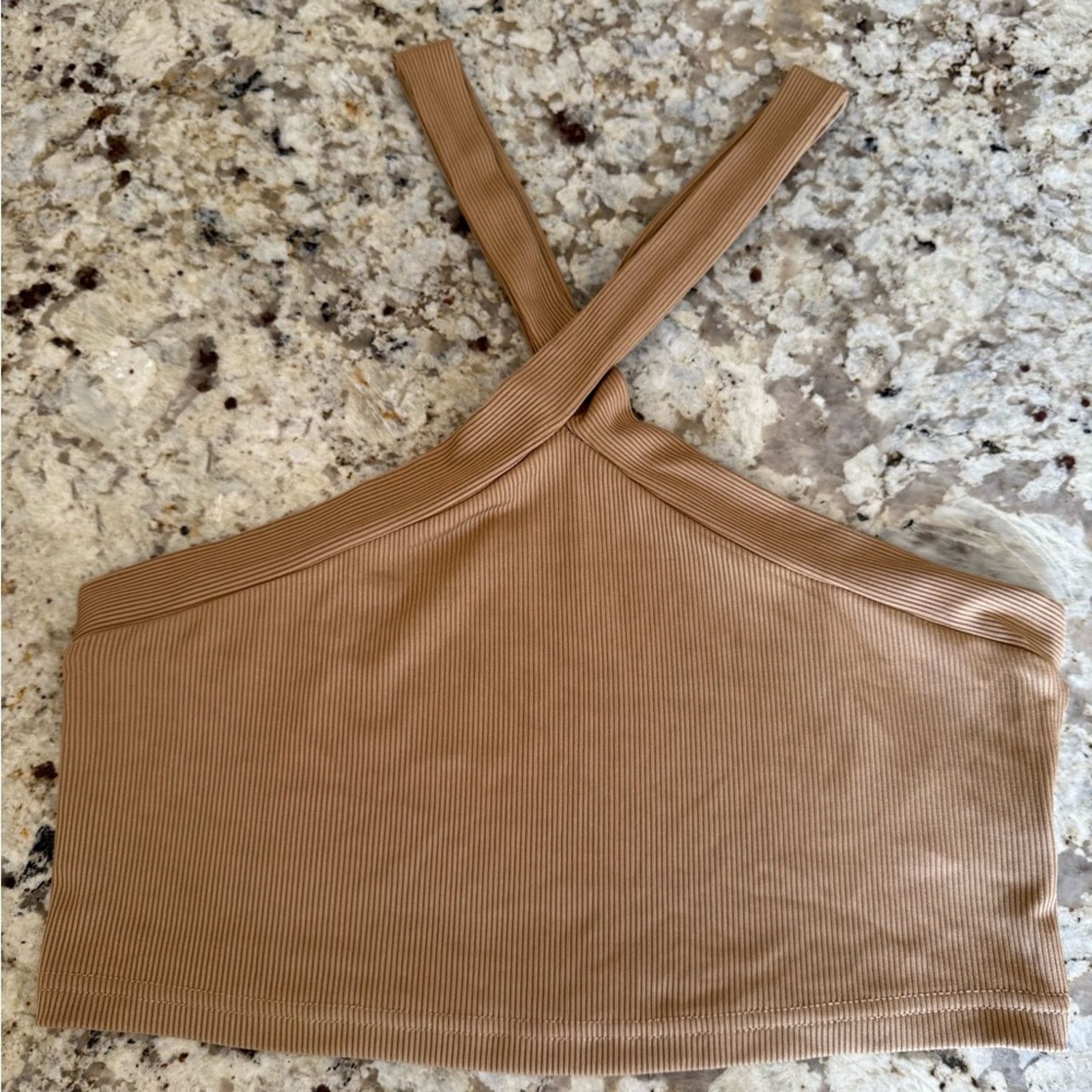 Shein SHEIN Ribbed Crop Top Size Large Size L / US 10 / IT 46 - 1 Thumbnail